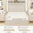 Sandreka 2 Set Twin Size Bed Frame, 2Pcs Rustic Farmhouse Metal Platform Bedframe with Wood Headboard, Mattress Foundation with Heavy Duty Metal Slats Support, No Box Spring Needed-1485605022