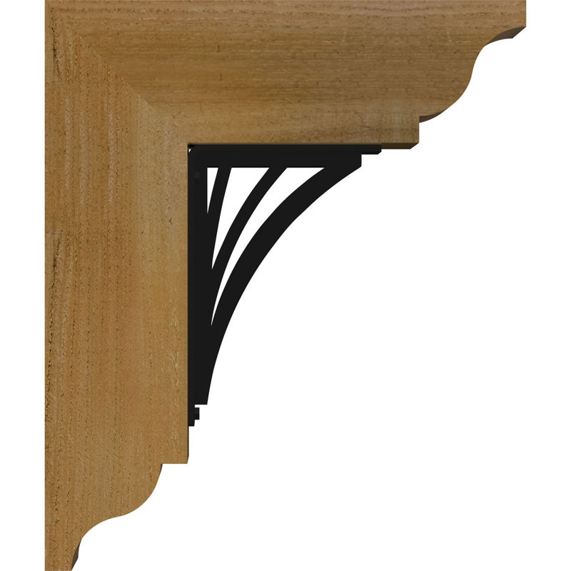 Support à fer à repasser traditionnel de 3 po Nevio, H 23 po x P 20 po, Cèdre rouge de l'Ouest l 3 1/2 po x T 4 po (lisse