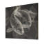 Poisson Koi monochrome - impression sur bois-88038668