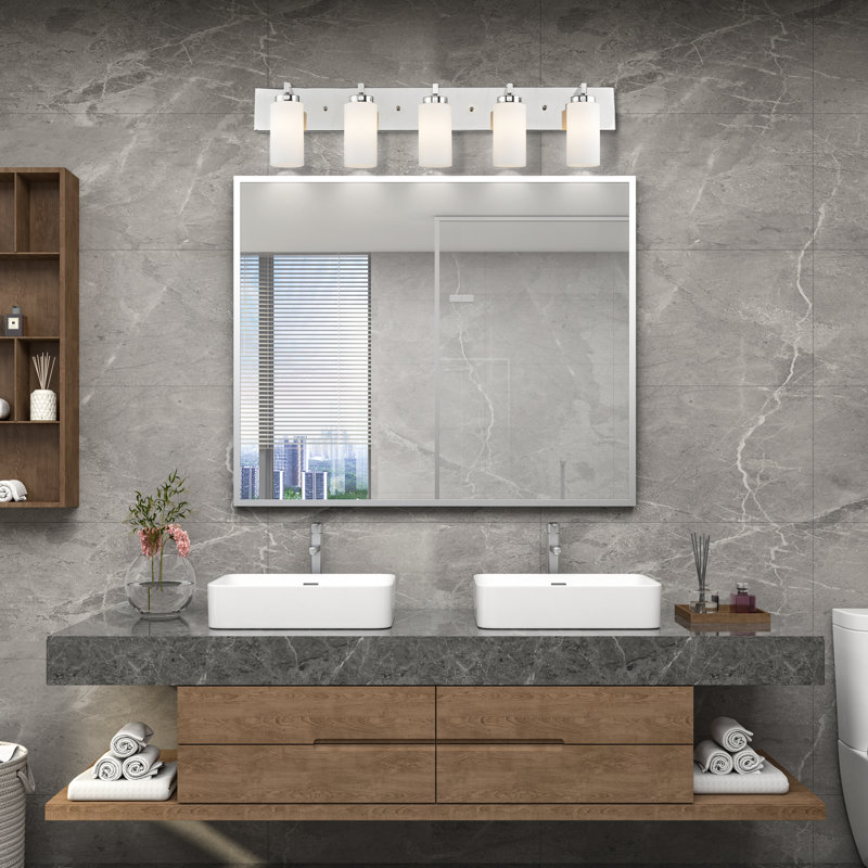 Kirkwood 5 - Light Dimmable Vanity Light, Polished Chrome