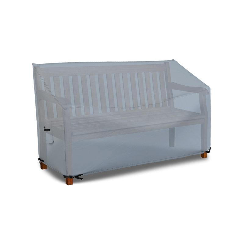 HeavyDuty Multipurpose Waterproof Outdoor Bench Cover, Patio Lounge 3-Seat Deep Bench Cover, 29" H x 78" W x 38" D, Gray