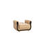 Fauteuil convertible rembourré avec rangement Primenest Averna, beige