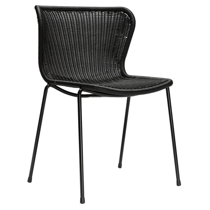 Chaise d'extérieur C603, Noir