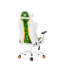 DIABLO CHAIRS Green/White Executive Chair with Wheels