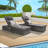 Outdoor Chaise Lounge Chair Set Of 2 With Storage Patio Pool Chairs Tanning Lounges For Outside-593301485