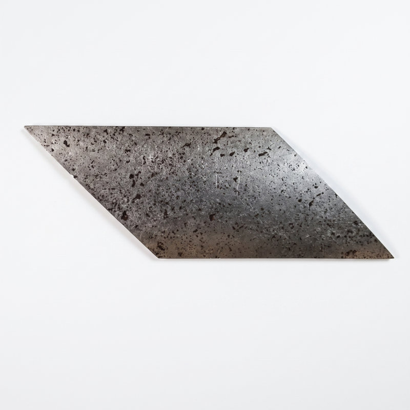 Silver Foil Applied Handmade Natural Stone Tile 