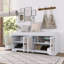 Banc de rangement en bois Rustic-793014467