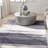 Abstract Machine Washable Polyester/Cotton Area Rug in Cream/Ivory-89258309