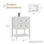 Ensemble de meuble-lavabo simple 24 po Allensville-600075995-577020845