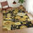 Machine Washable Indoor/Outdoor Emelia ACN2294 Floral Rug-576012749