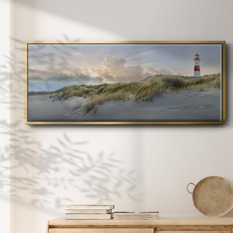 The Guardian- Framed Canvas, 12" H x 30" W
