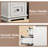 Ayame 2 - Drawer End Table With Storage and Fast Charging Station-221566507