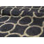Tapis bleu et argent noué à la main de haute qualité