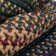 Aleaya Wool Blend Reversible Arae Rug - Black/Grey/Beige/Burgundy