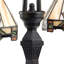 Lampe de table en verre coloré 21 po H Bryant Prairie 