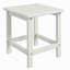 Table d'appoint Adirondack, table de bout de patio carrée, table d'extérieur en PEHD résistante aux intempéries de 15 po pour porche, piscine et balcon