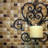 Metal Multi Beige 12-1/4" x 12-1/4" Porcelain Mosaic Floor and Wall Tile