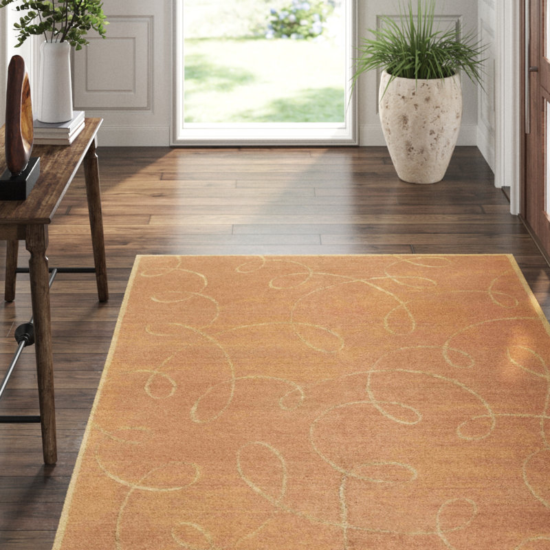 Waltz Abstract Area Rug, Rectangle 9' x 12'