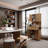 72" Tall Double-Door Bamboo High-Capacity Storage Cabinet