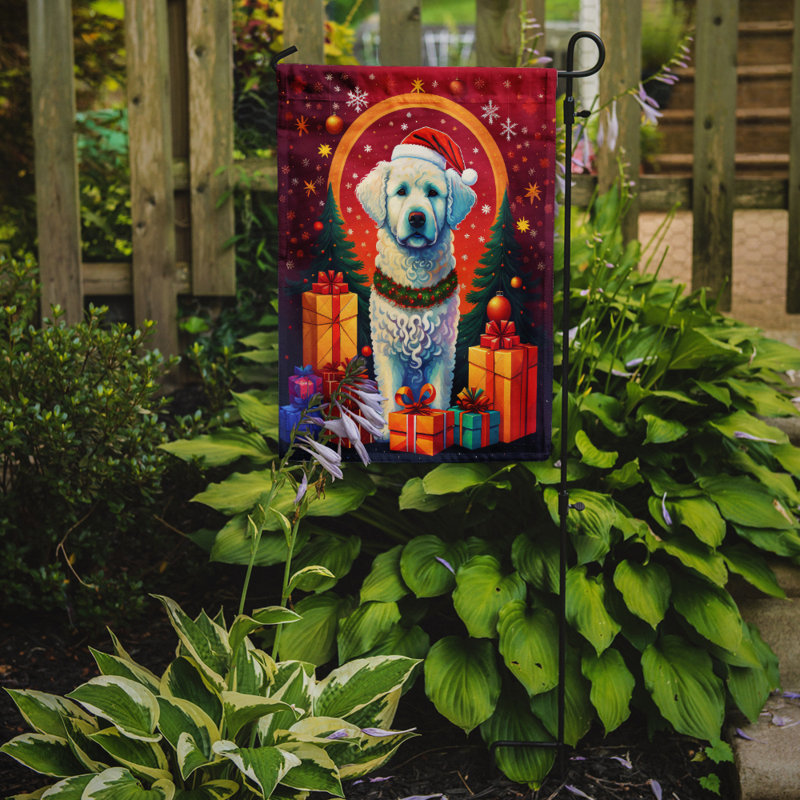 Double Sided 15.5'' H x 11.25'' W Polyester Christmas Garden Flag