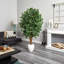 72'' Faux Ficus Tree in Ceramic Planter
