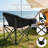 Outdoor Folding Camping Chair With Cup Holder,1 Piece Black-2118262557