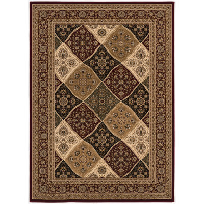 6' Red And Black Moroccan Runner Rug