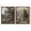 «Vintage Landscape XXXV», impression giclée sur cadre - ensemble de 2-1256487563-1256487561