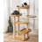 51.18" Natural Colour Standard Solid Wood Cat Tree