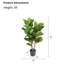 Artificial Fiddle Leaf Fig Tree With Realistic Leaves And Natural Trunk, Potted Tree 3Ft/5Ft/6Ft/7.2Ft-1456470998