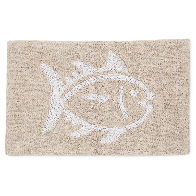 Skipjack Bath Rug, 17"W x 24"L, Sand