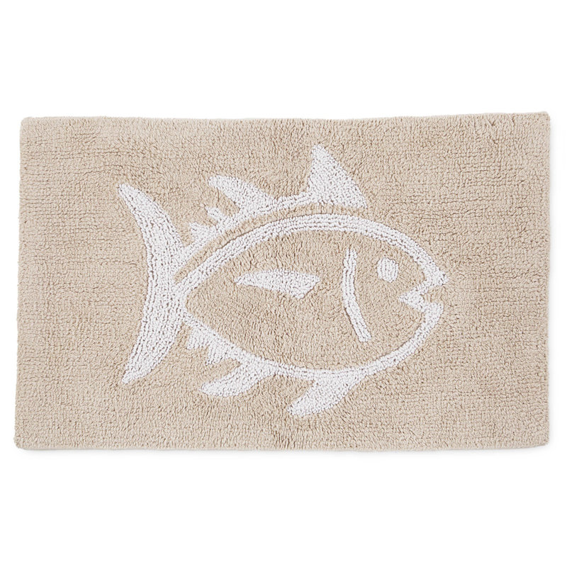 Skipjack Bath Rug, Sand, 20"W x 32"L