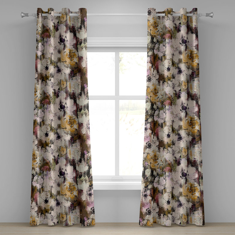 Semi Sheer Curtain Pair