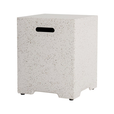 Calzacorto 16'' x 16'' Rectangle Terrazzo Propane Tank Cover