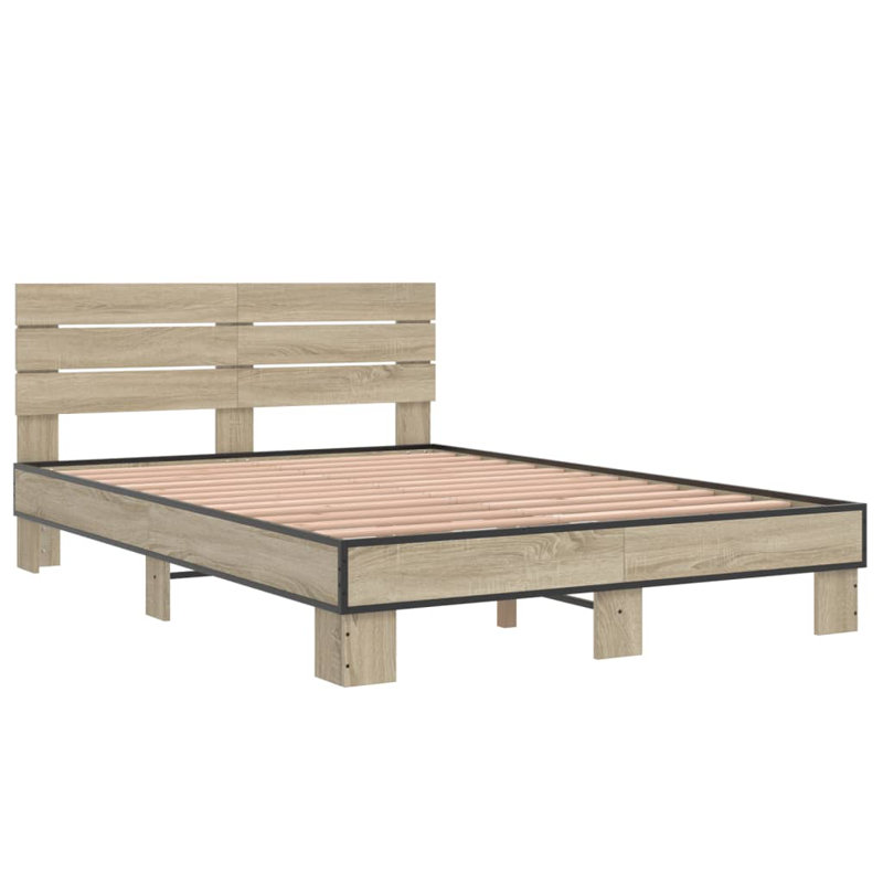 Diodorus Bed, Sonoma Oak, European Double (140 x 200cm)