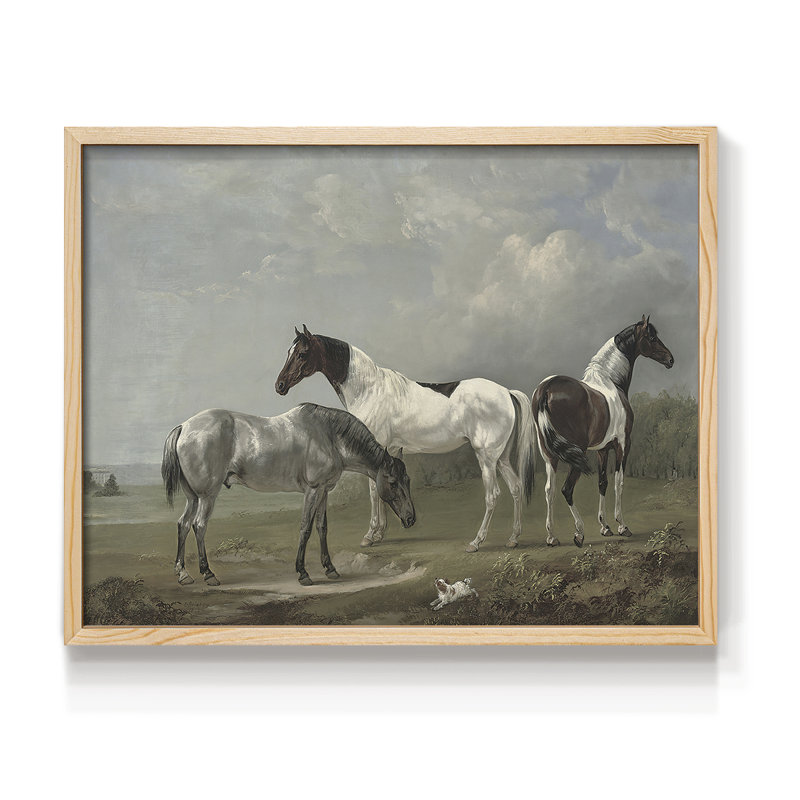 Faune rétro-X III - reproduction encadrée - réaménageable, H 22 po x l 28 po, Naturel