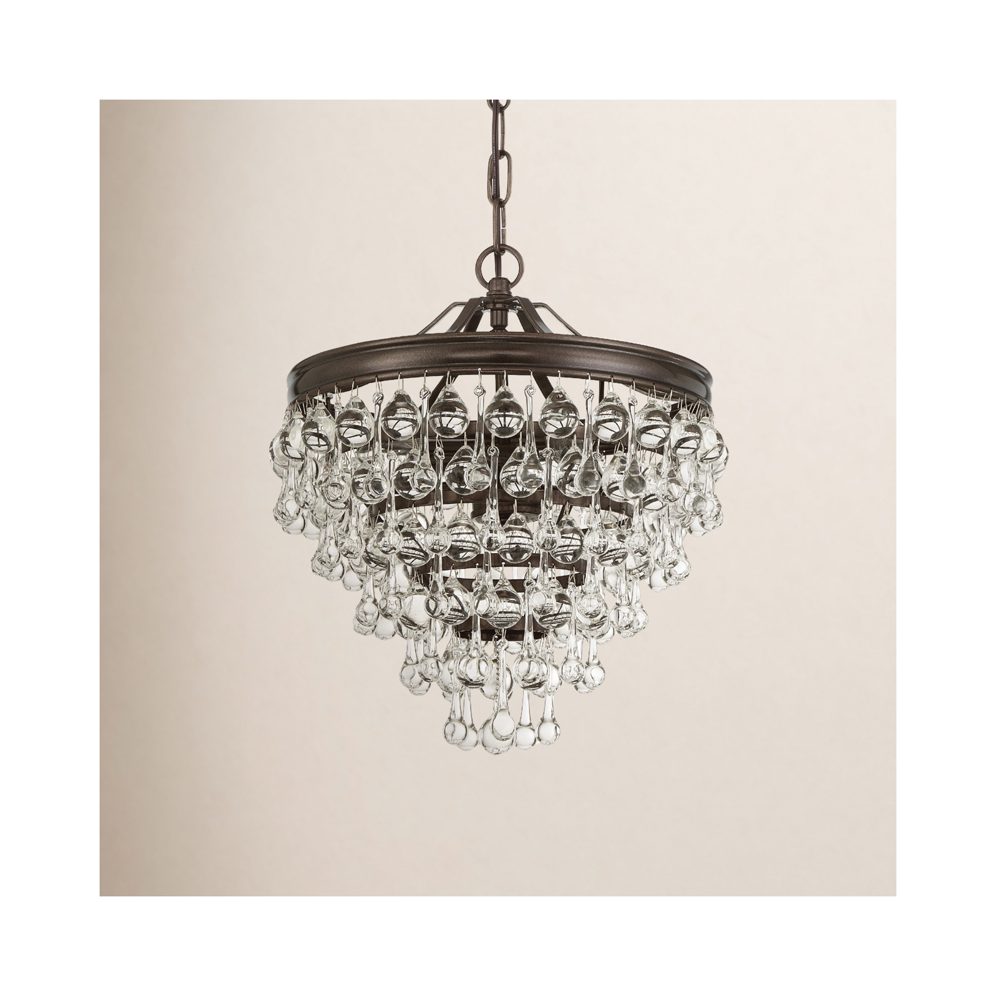 Omalley 3 Light Dimmable Pendant, Oil-Rubbed Bronze
