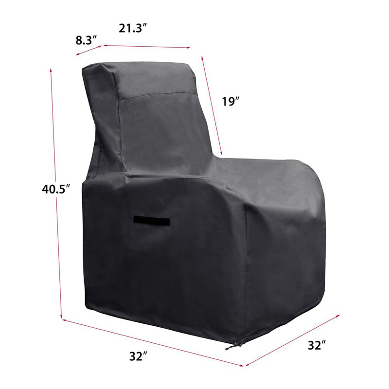 Outdoor Patio Chair Cover Cover, Black