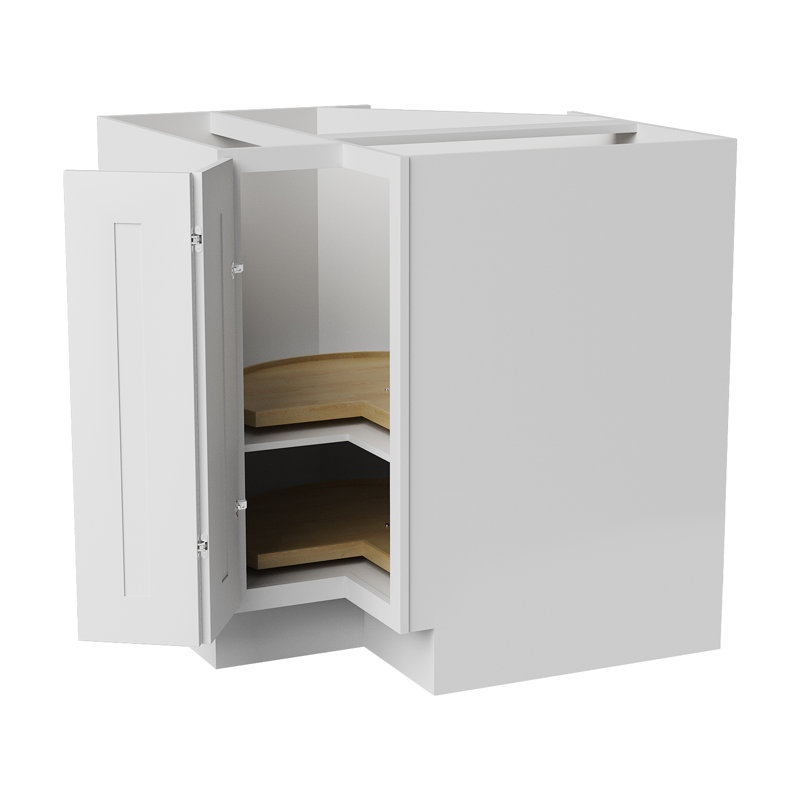 Armoire Base Lazy Susan, Blanc, L 33 po x H 34,5 po x P 24 po