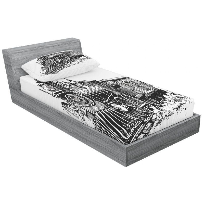 Drap-housse en microfibre rustique