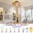 20" Caged Ceiling Fans With Remote, Boho Flush Mount Modern Ceiling Fan