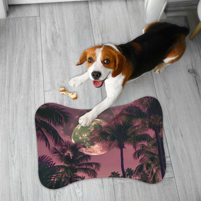 Retro Tropics - Tapis d'alimentation en os 1 pièce