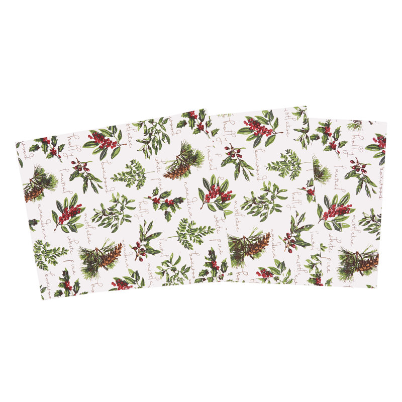 Sisto Winter Botanical Table Runner
