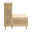 Alantra Faux Leather Upholstered Storage Bench-611778738