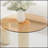 Circular Beige Cream Coffee Table Set