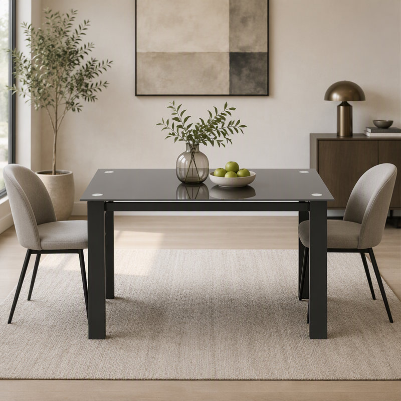 table de salle à manger, sécuritaire et facile à nettoyer, table multifonctionnelle pour la salle à manger et le salon