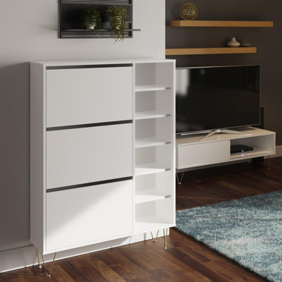 15 Pair Shoe Storage Cabinet