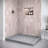 Streamline 48 in. x 36 in. Corner Acrylic Shower Base in Matte Grey with Center Drain, Drain Included-118934418