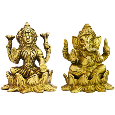 Une paire de Lakshmi Ganesha