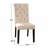 Set Of 2 Fabric Upholstered Dining Chairs